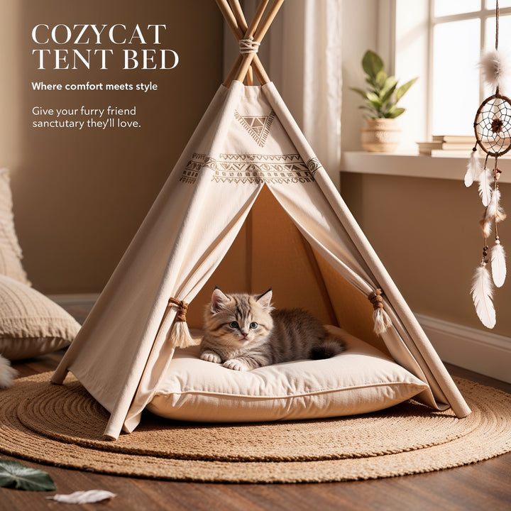 Cozy Cat Tent Bed